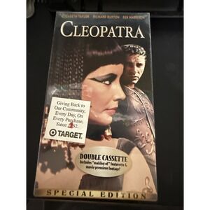 Cleopatra (VHS, 2001, 2-Tape Set, Special Edition) NEW FACTORY SEALED